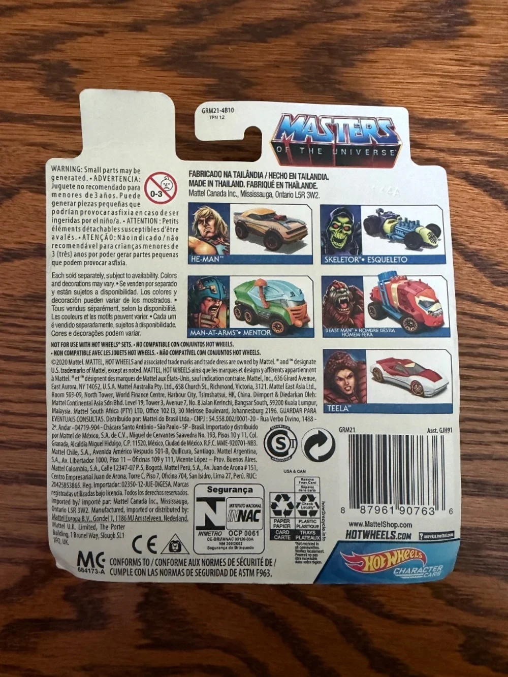 2022 Hot Wheels Character Cars Masters of the Universe He-Man HMV35